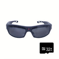 Smart Video Glasses 1080P HD Camera Glasses with Wireless Headset, Open Ear Speaker, AI Real-Time Translation Support 110+ Languages 102° Wide-angle, Sports Outdoor Glasses for Biking, Skiing, Motorcycling, Fishing